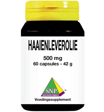Snp Haaienleverolie 500 mg (60 capsules)