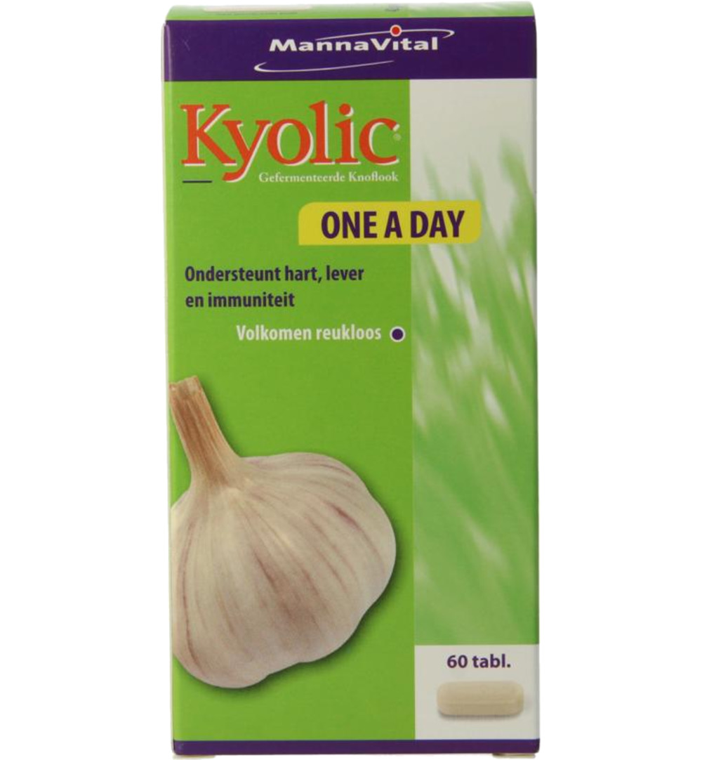 Mannavital Kyolic one a day (60 tabletten)