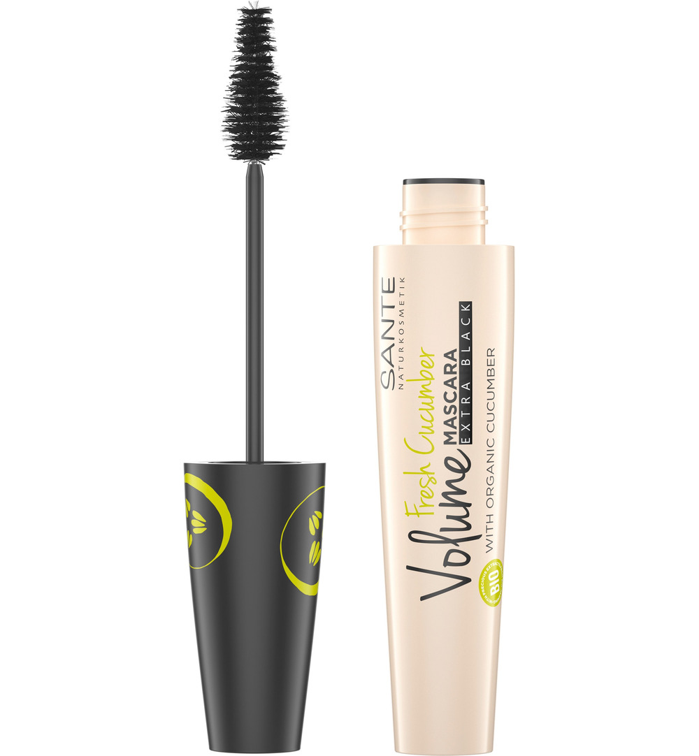 Sante Mascara extra black volume fresh cucumber (12 ml)