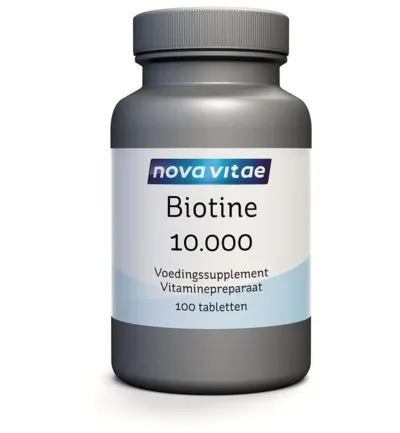 Nova Vitae Biotine 10000mcg (100 tabletten)