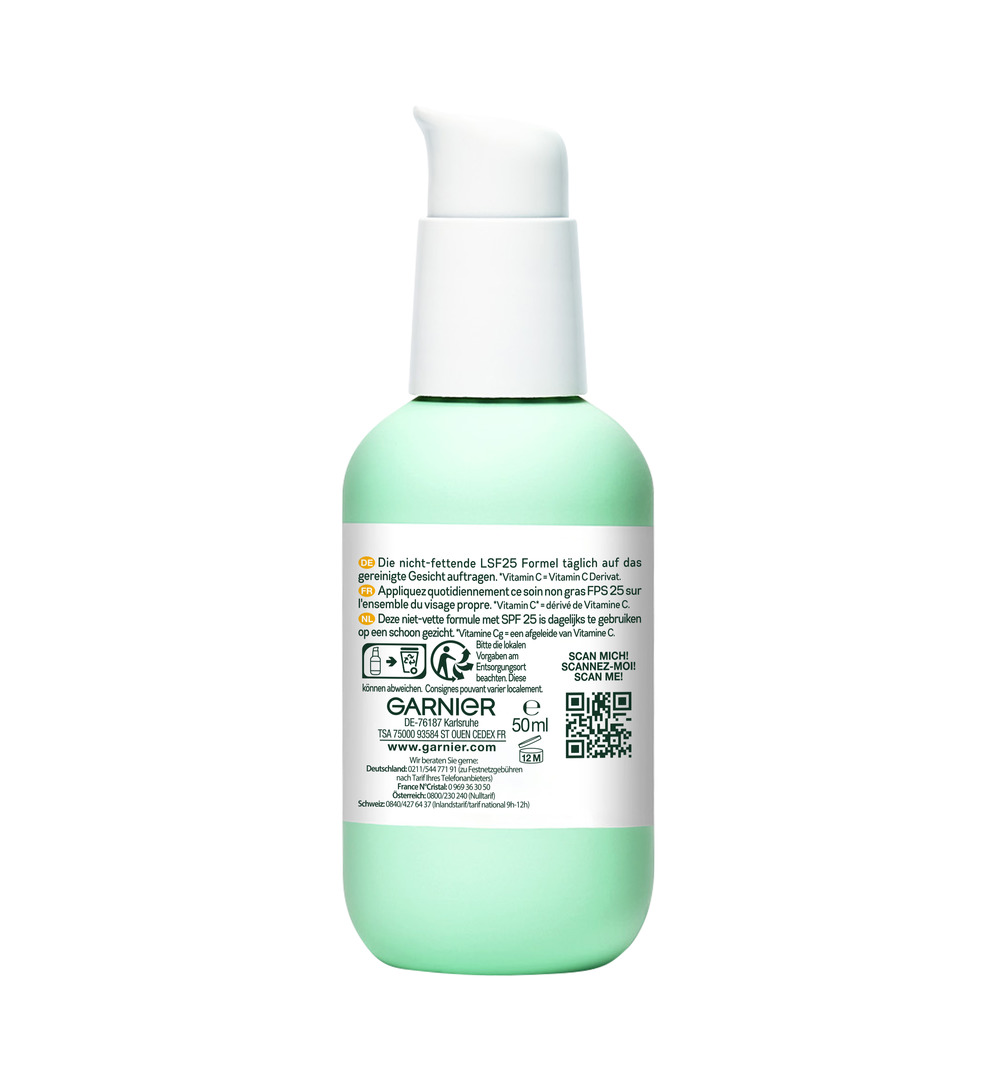 Garnier Skinactive Vitamine C Serum Cream Spf25 (50 ml)