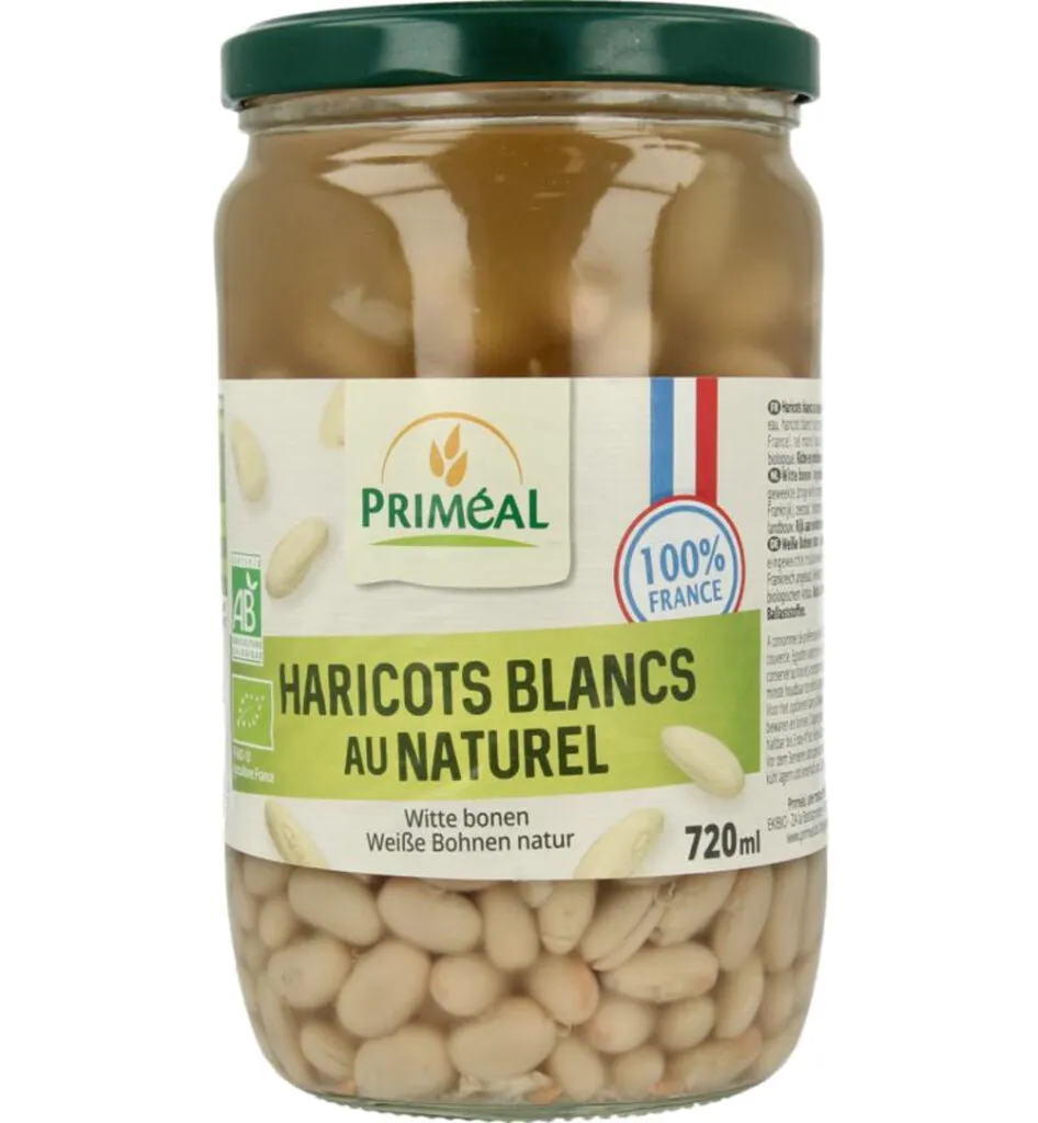 Priméal Witte Bonen Uit Frankrijk Bio (660 gr)
