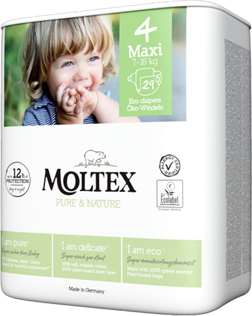 Moltex Pure & nature babyluiers maxi (29 stuks)