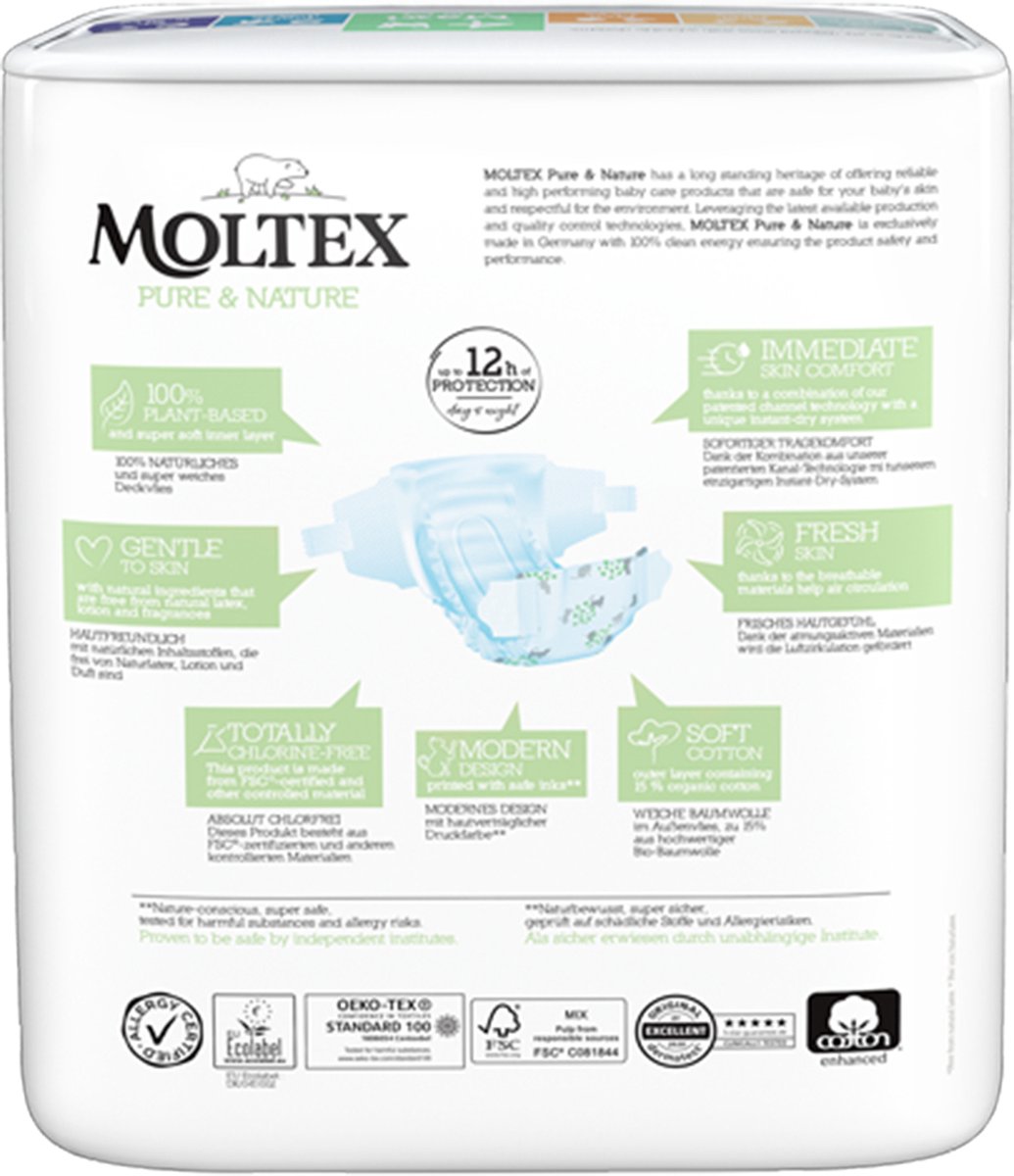 Moltex Pure & nature babyluiers maxi (29 stuks)