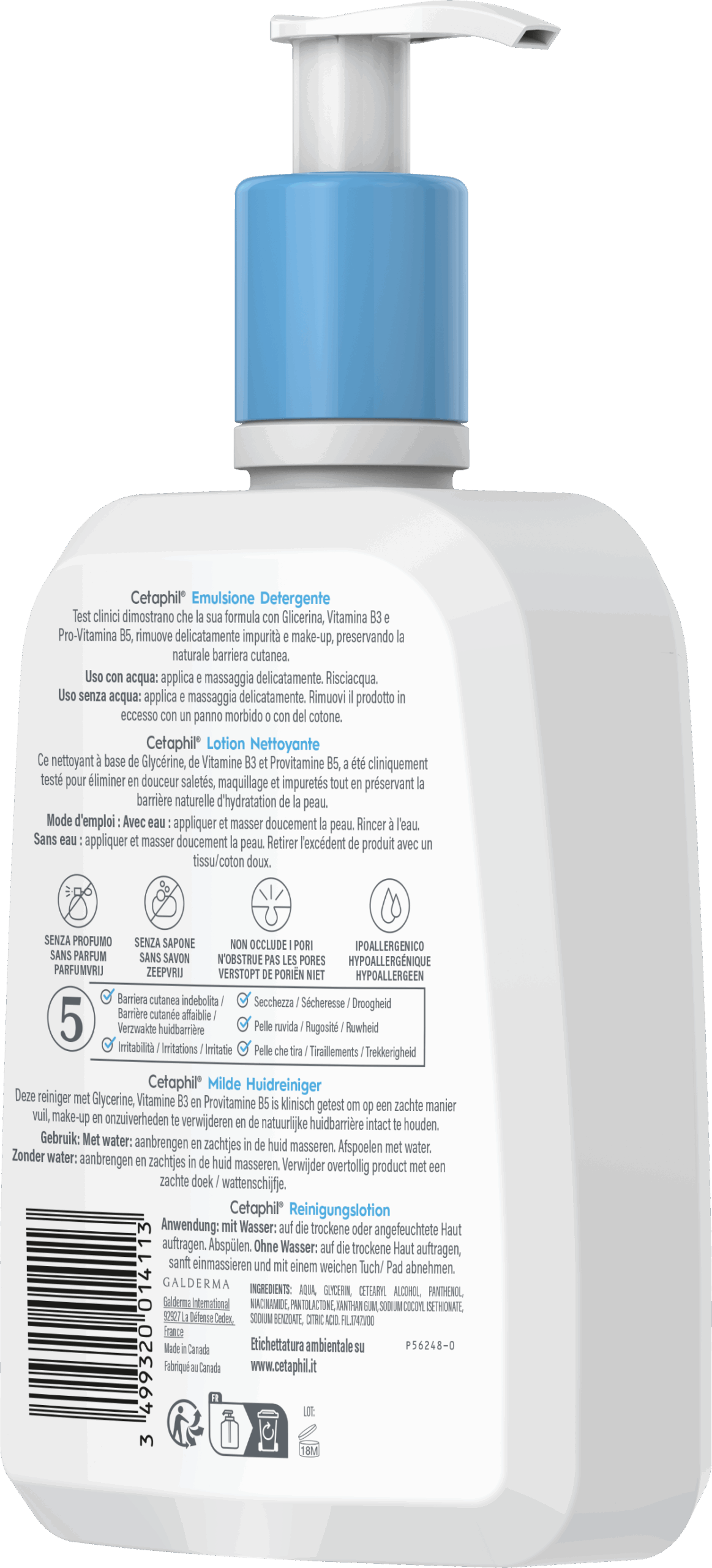 Cetaphil Milde huidreiniger (470 ml) - image 2