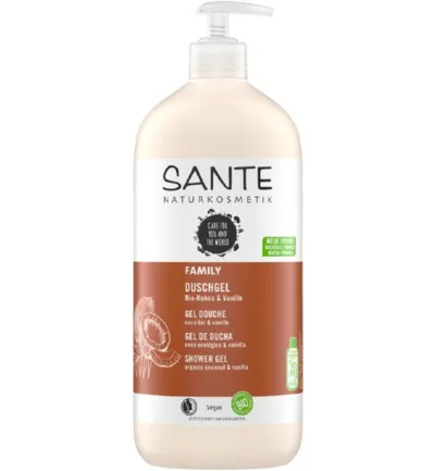 Sante Family showergel coconut & vanilla bio (500 ml)