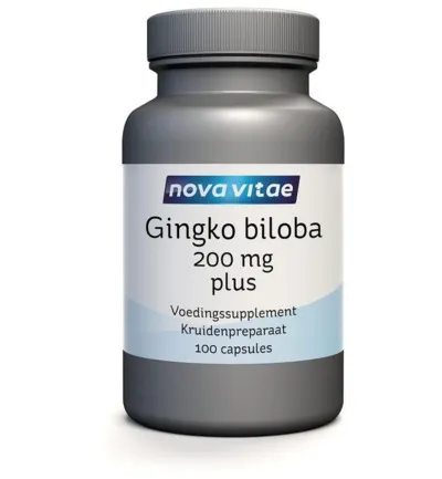 Nobva Vitae Ginkgo biloba 200mg plus (100 capsules)