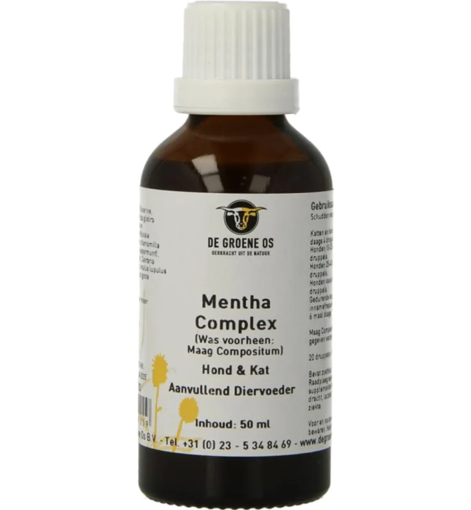 Degroene Os Menta Complex Hond/Kat (50 ml)