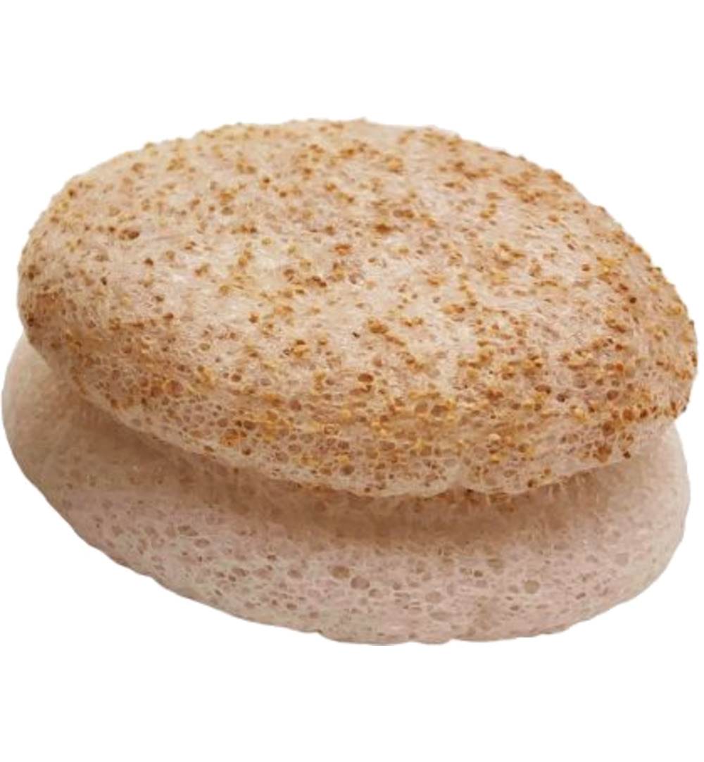 Ladygreen Sponge crushed walnut (1 stuk)