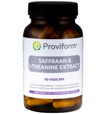 Proviform Saffraan 30Mg Active & Theanine Extract (90 vega capsules)