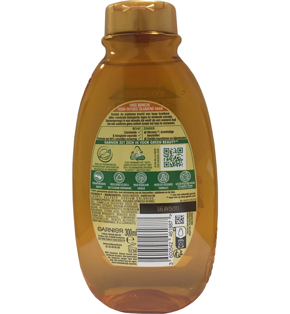 Garnier Shampoo argan & camelia (300 ml)