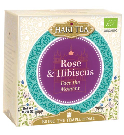 Hari Tea Rose & hibiscus face the moment bio (10 stuks)