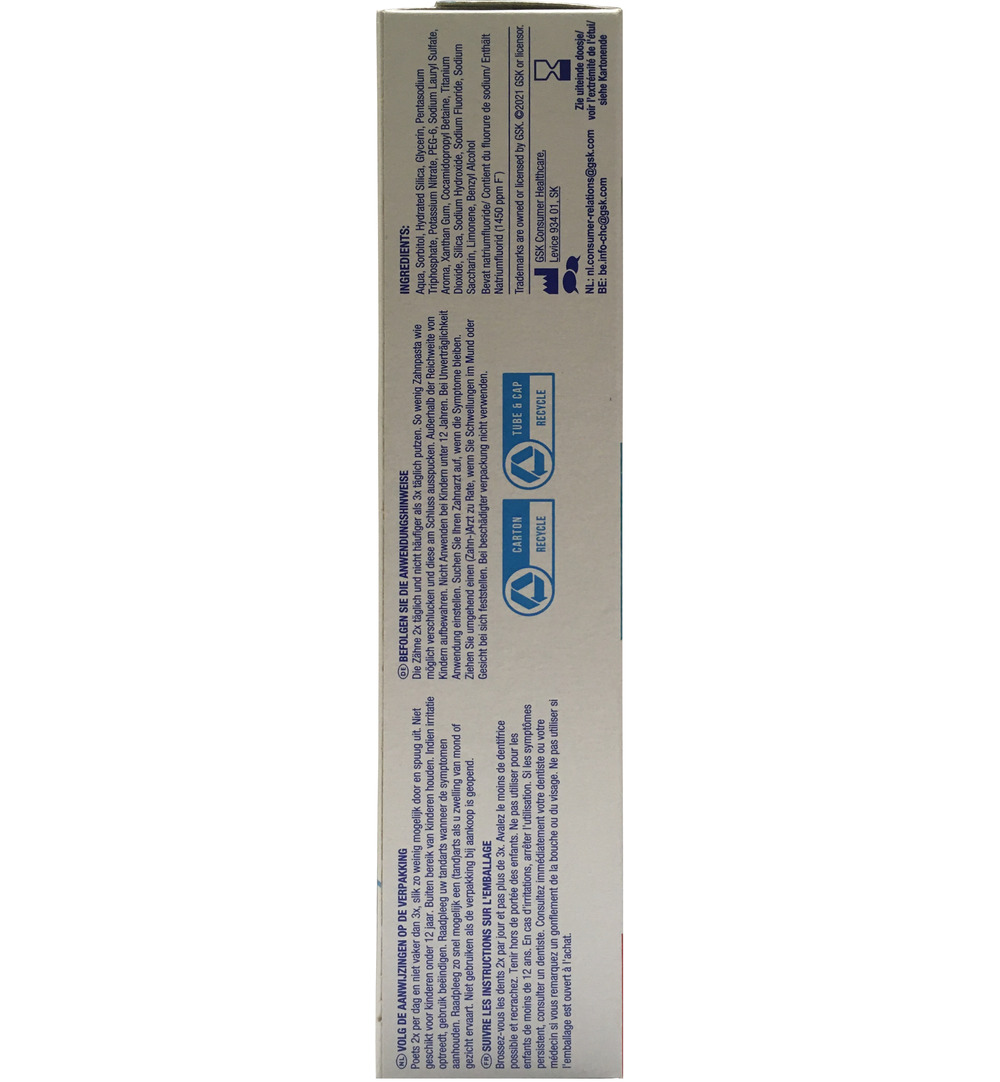 Sensodyne Tandpasta complete protec fresh breeth (75 ml) - image 2