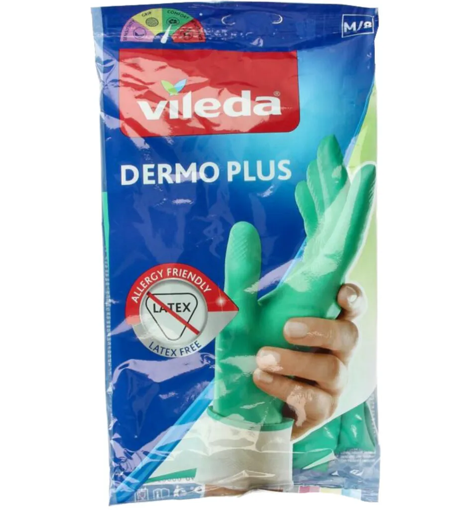 Vileda Handschoen dermo plus maat M (1 paar)