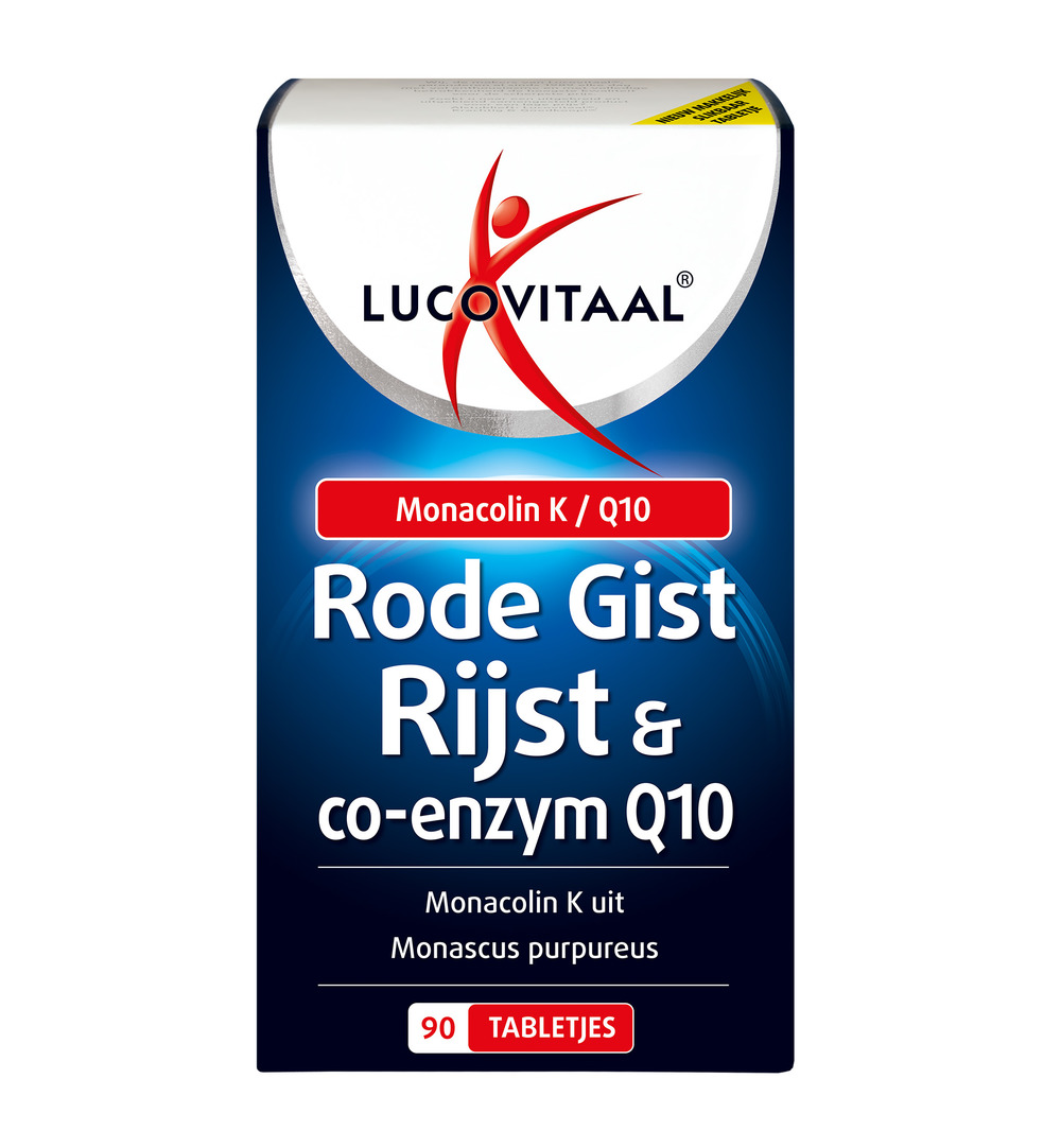 Lucovitaal Rode Gist RIjst & Co-Enzym Q10 (90 tabletjes)