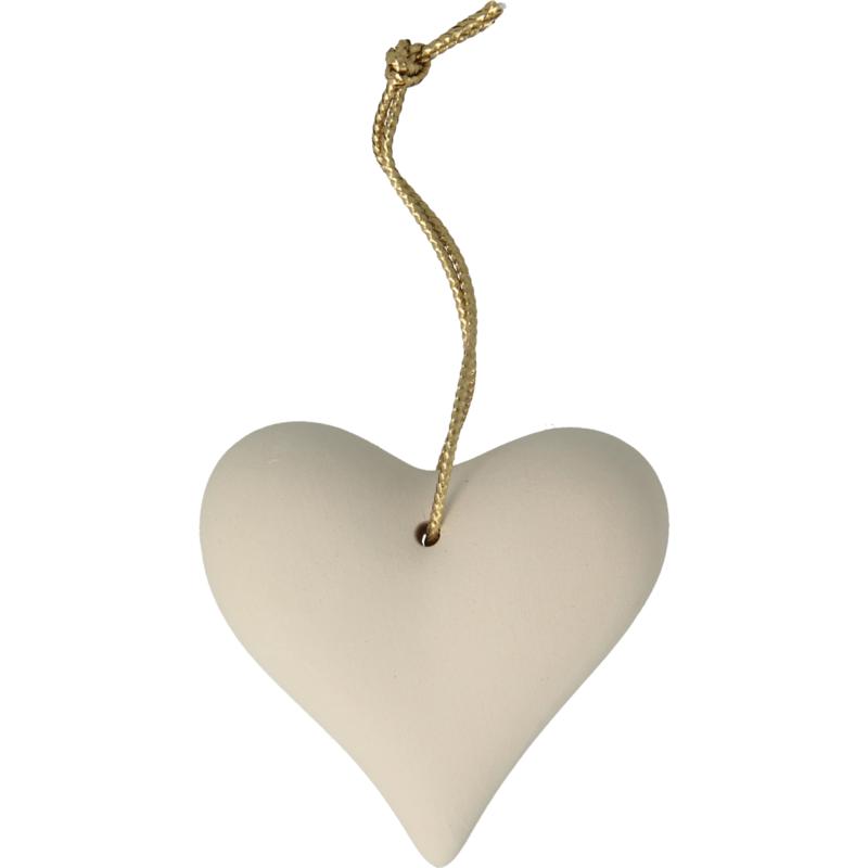 Primavera Geursteen hartje wit (1 stuk)