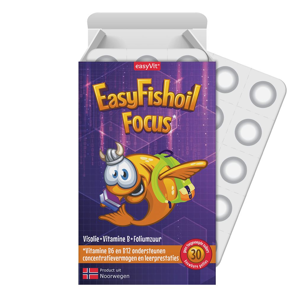 Easyvit Easyfishoil focus (30 kauwtabletten)