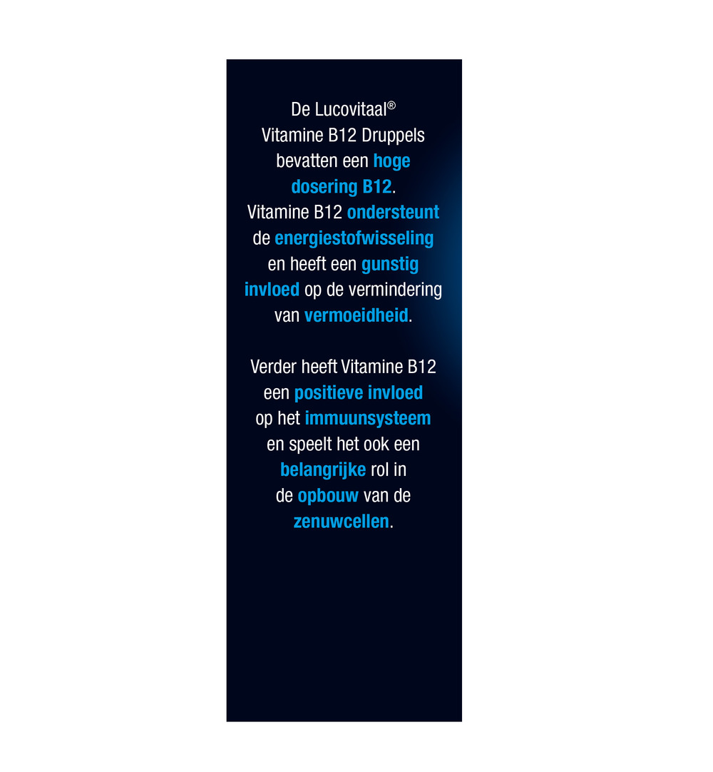 Lucovitaal Vitamine B12 Druppels (50 ml) - image 2