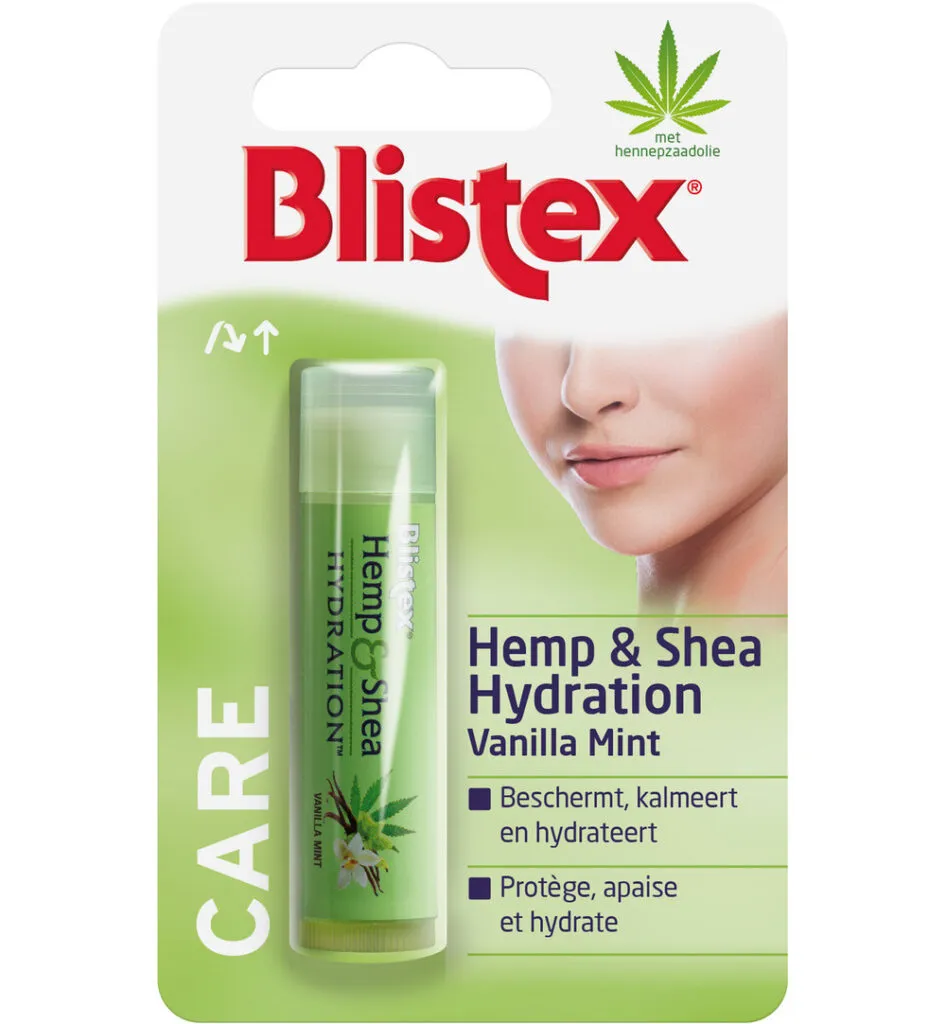Blistex Hemp & shea hydration vanilla mint lippenbalsem (4,25 gr)