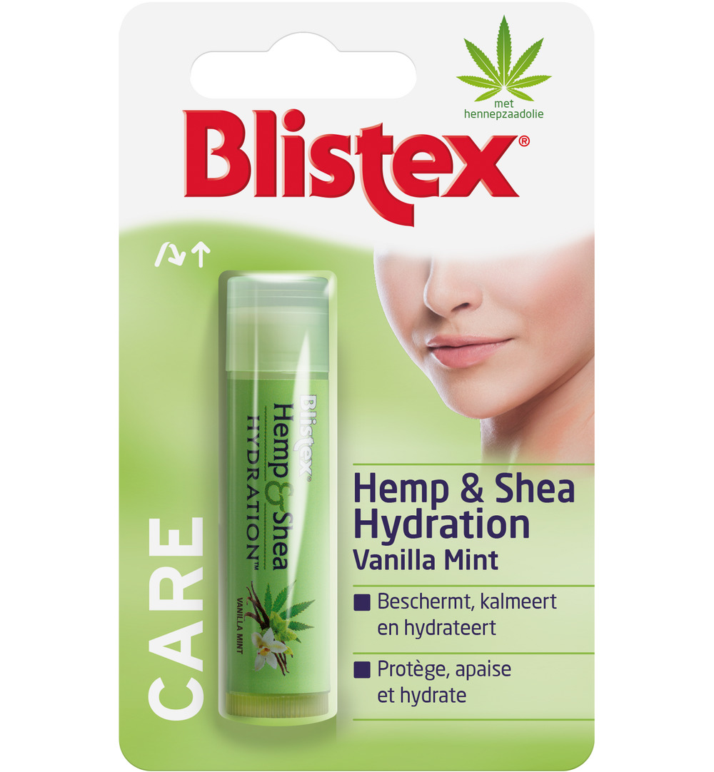Blistex Hemp & shea hydration vanilla mint lippenbalsem (4,25 gr)