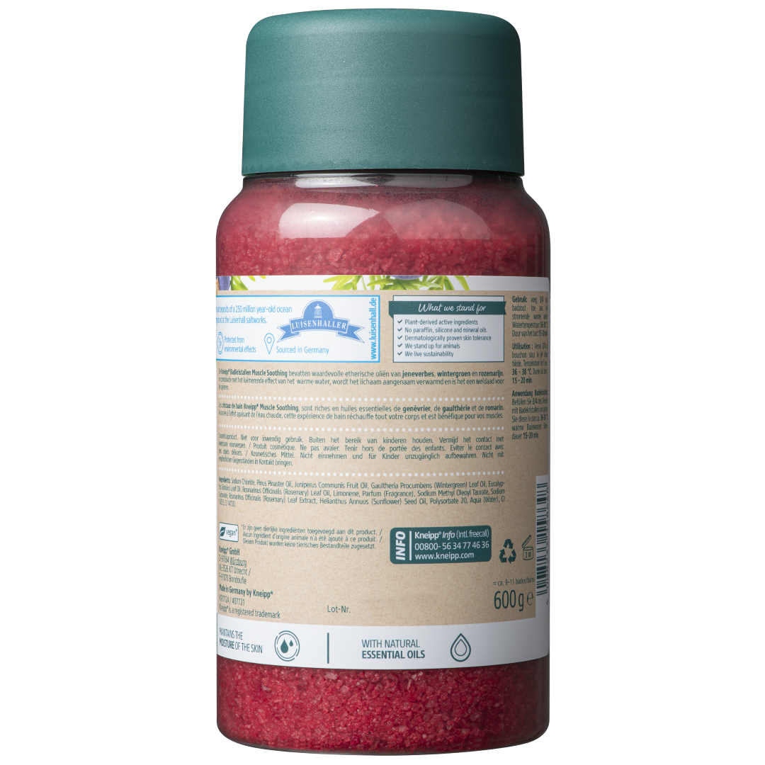Kneipp Muscle soothing badkristallen (600 gr)