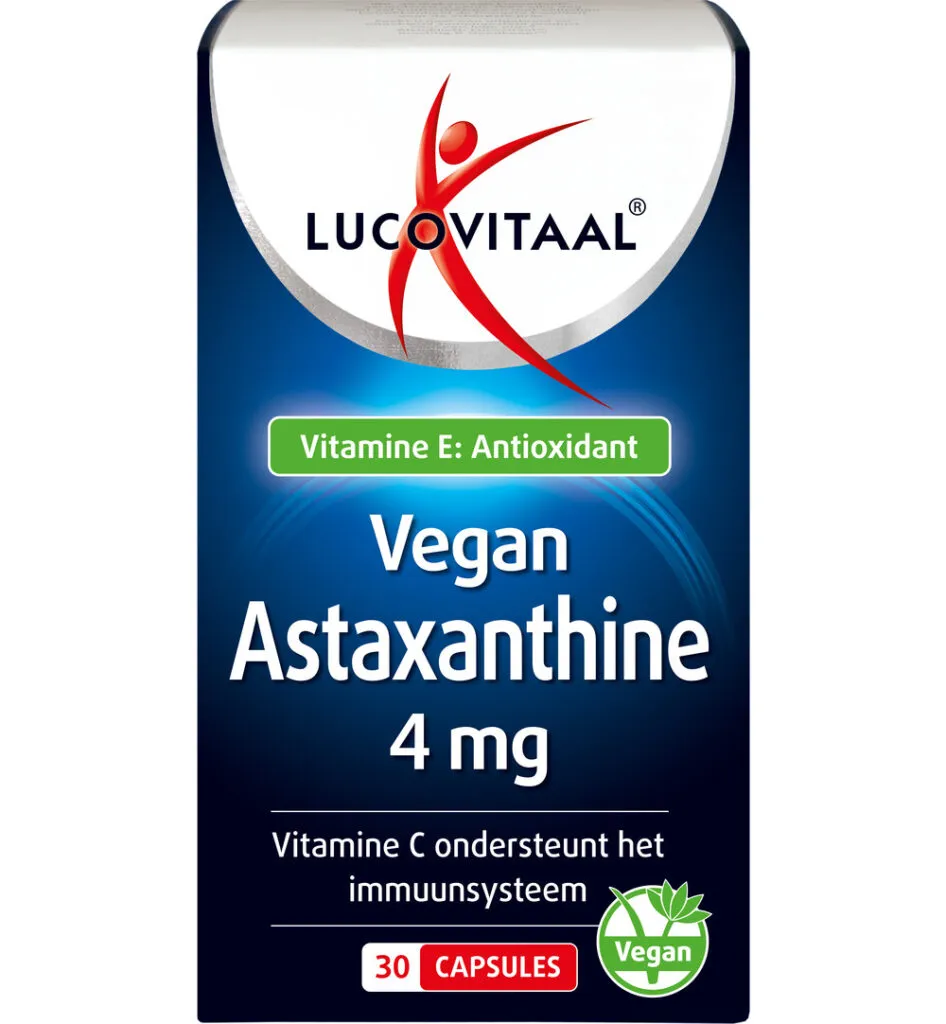Lucovitaal Astaxanthine 4mg Vegan (30 capsules)