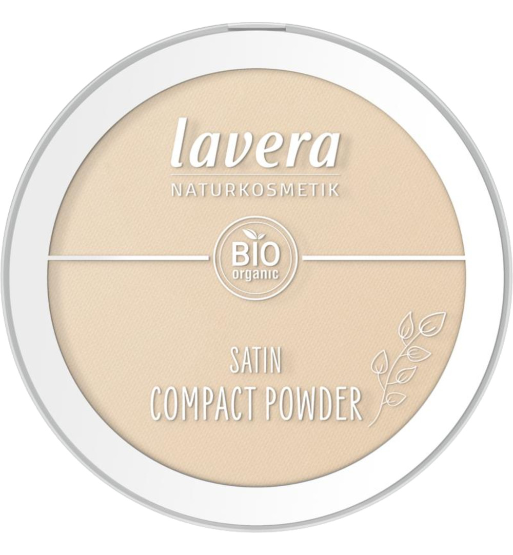 Lavera Satin compact powder medium 01 EN-FR-IT-DE (9,5 gr)