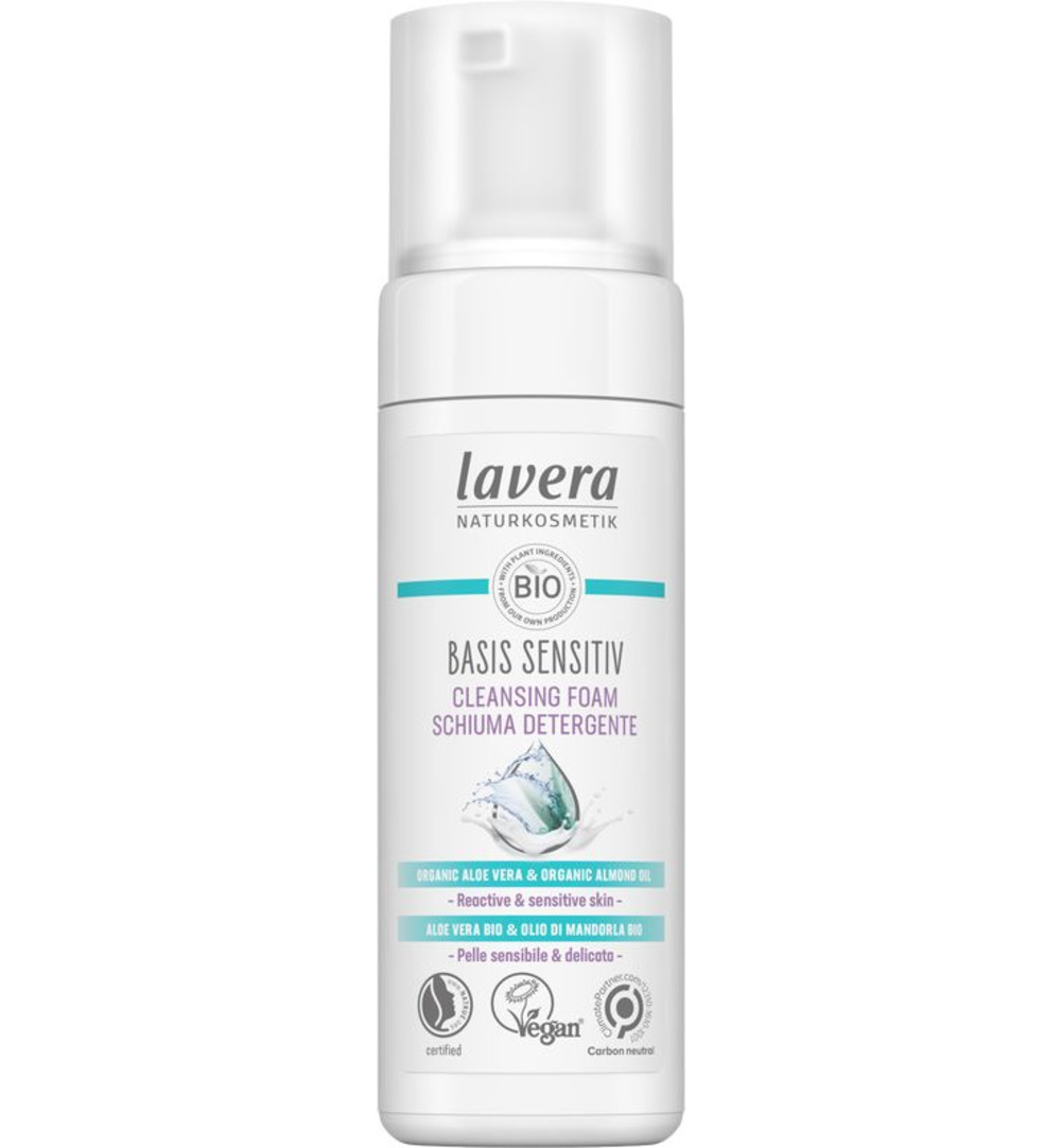 Lavera Basis sensitiv cleansing foam EN-IT (150 ml)