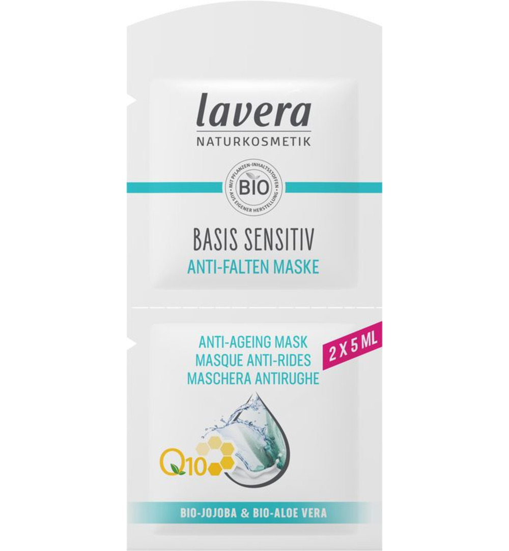Lavera Basis Q10 mask EN-IT-FR-GE (10 ml)