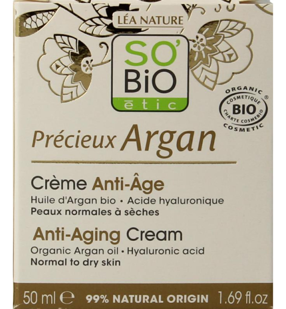So Bio Etic Argan anti-aging day cream (50 ml)