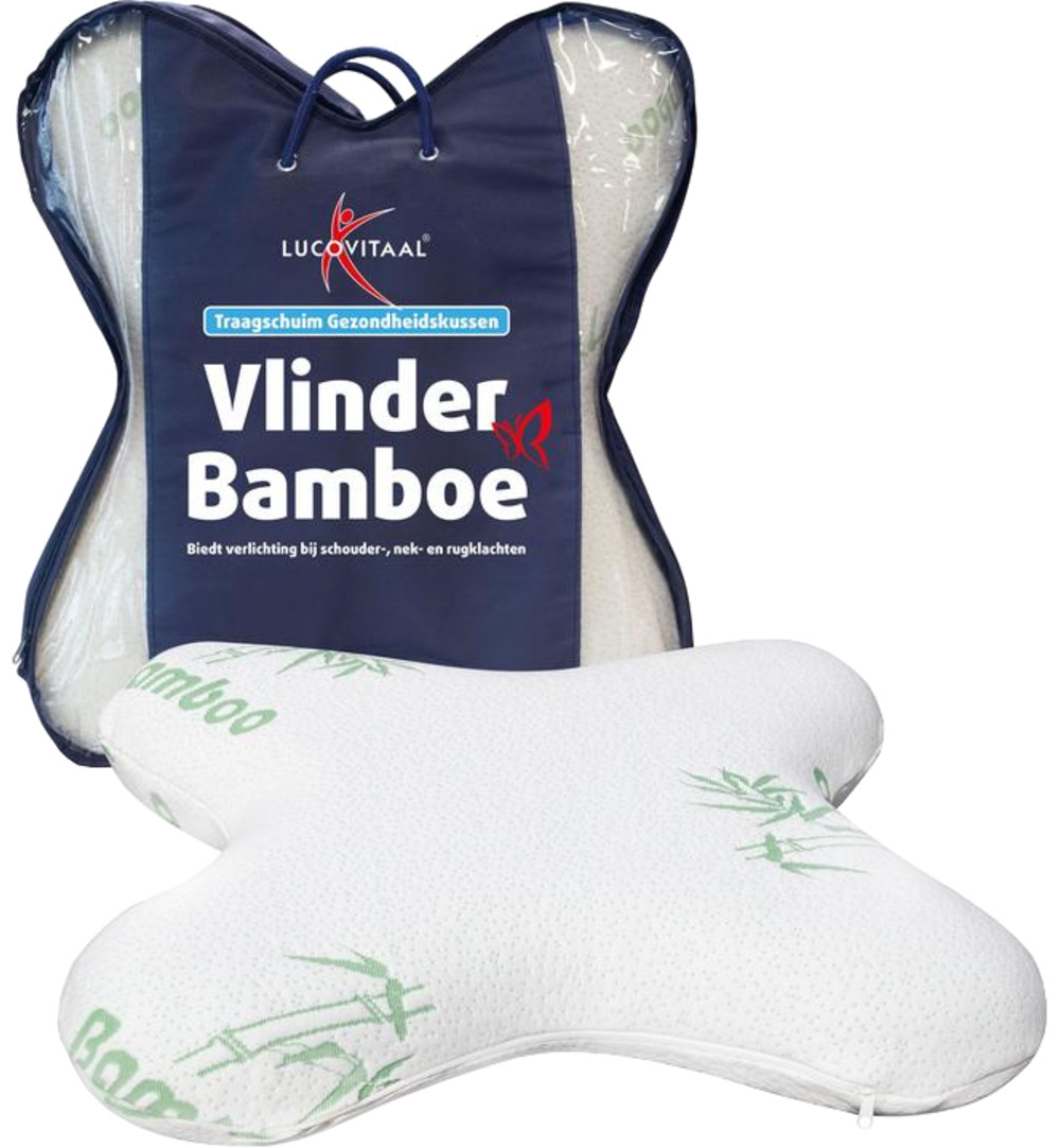Lucovitaal Bamboe Vlinderkussen (1 stuk)