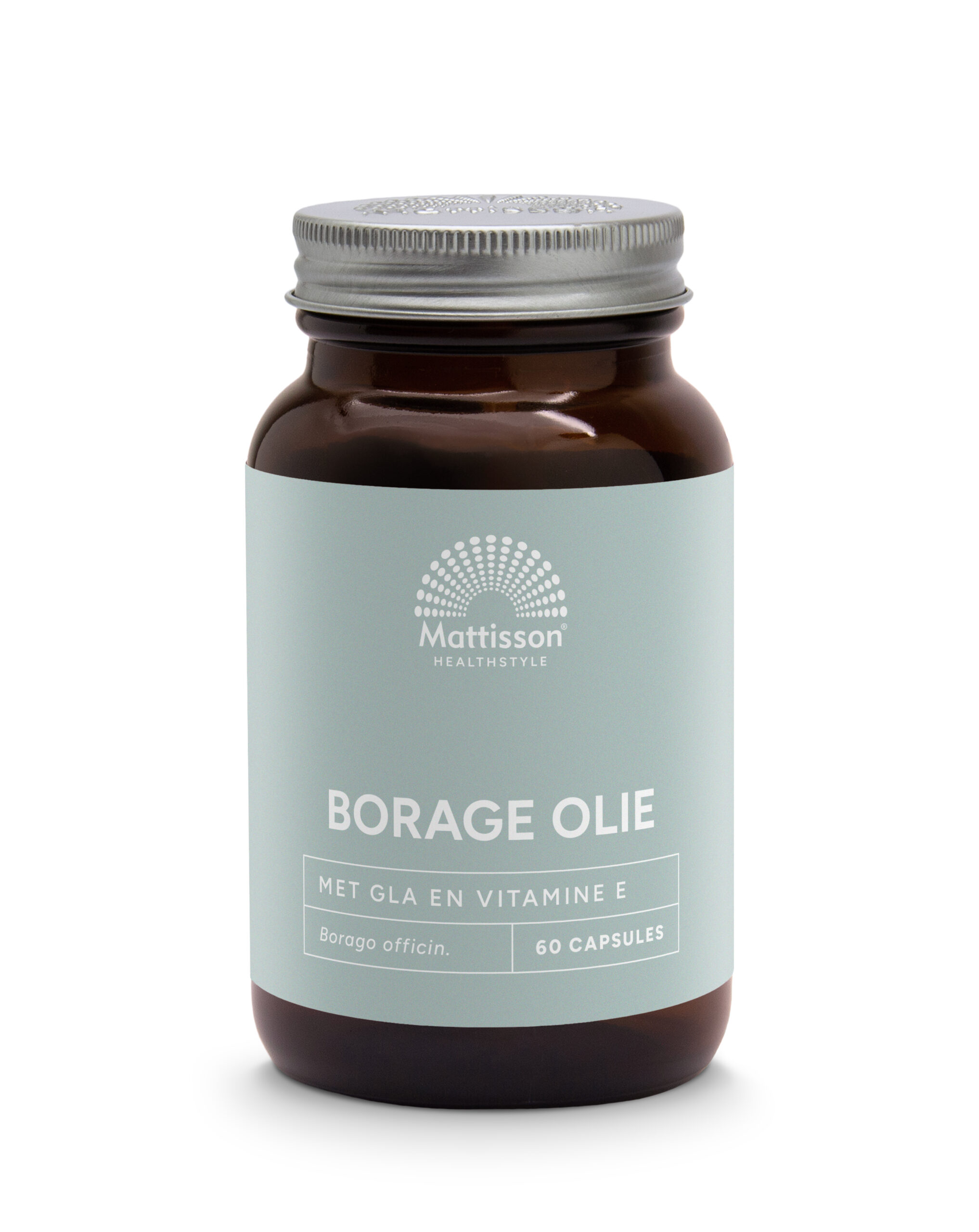 Mattisson Borage Olie Met Vitamine E & Gla 1000Mg (60 capsules)