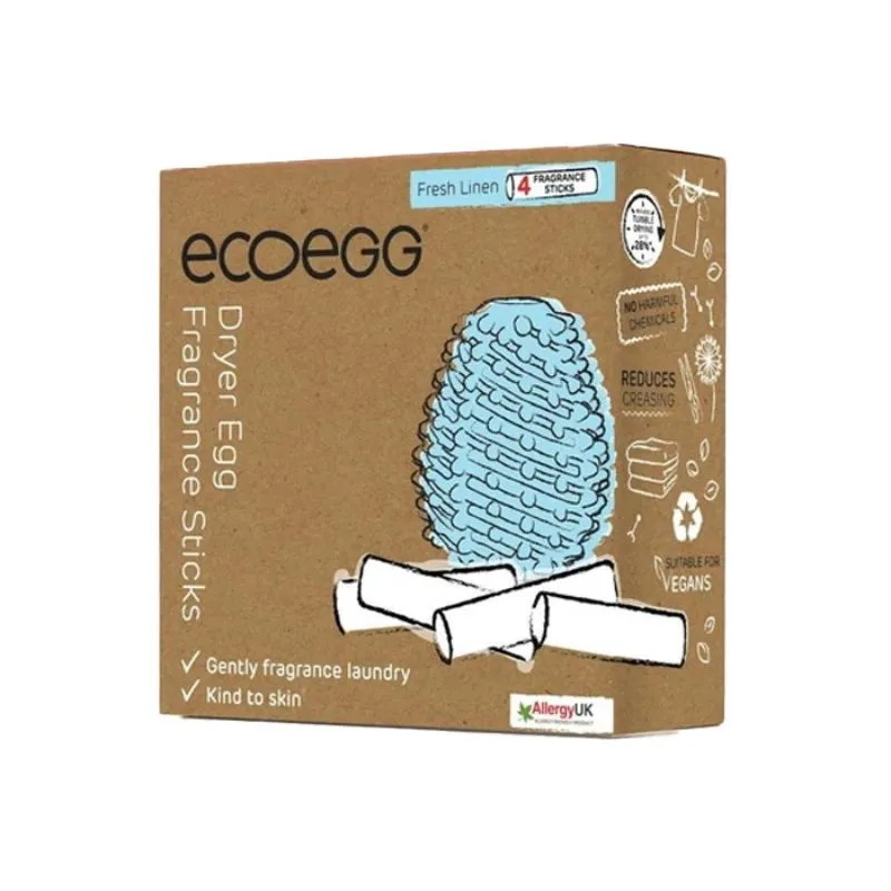 Ecoegg Eco Dryer - Fresh Linen Navull Ing (4 stuks)