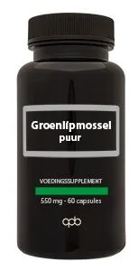 APB Hollandgroenlipmossel 550mg puur (120 capsules)