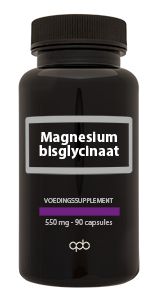 APB Holland Magnesium bisglycinaat 550mg p uur (90 capsules)
