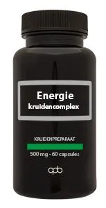 APB Holland Energie kruidencomplex 500mg p uur (60 capsules)