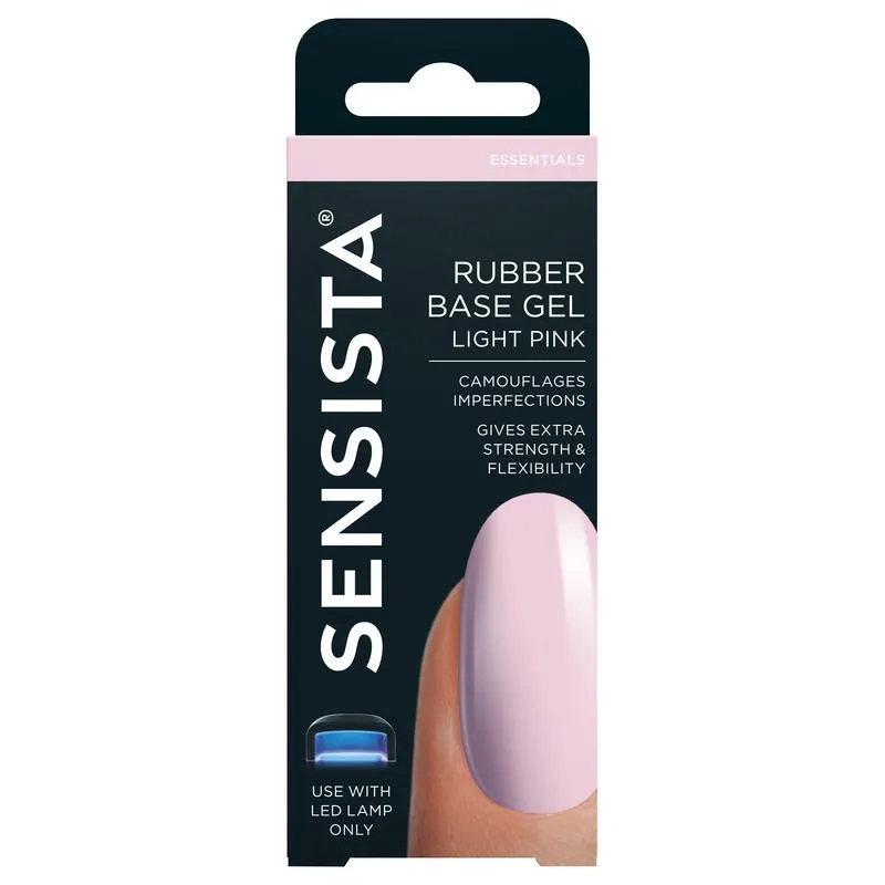Sensisept Rubber base gel light pink (7,5 ml)