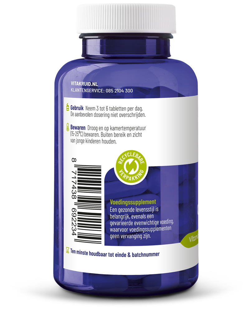 Vitakruid Vegan Collageen Builder Met Vecollalâ® (90 tabletten)