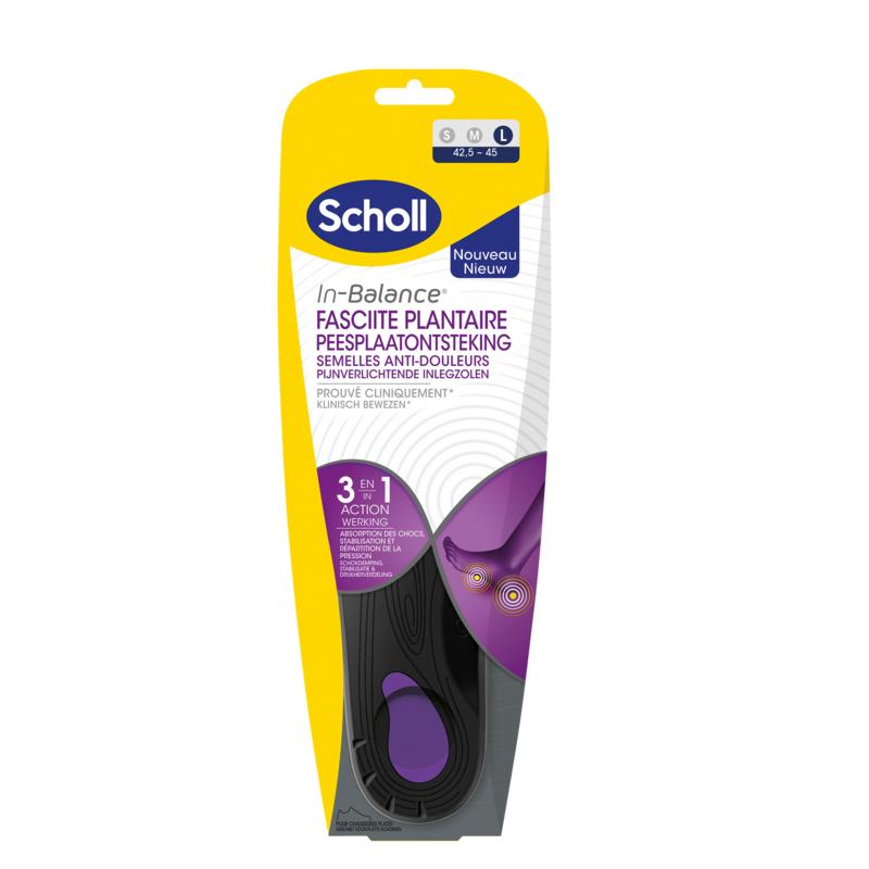 Scholl In balance inlegzolen peesplaa tontsteking large (1 paar)