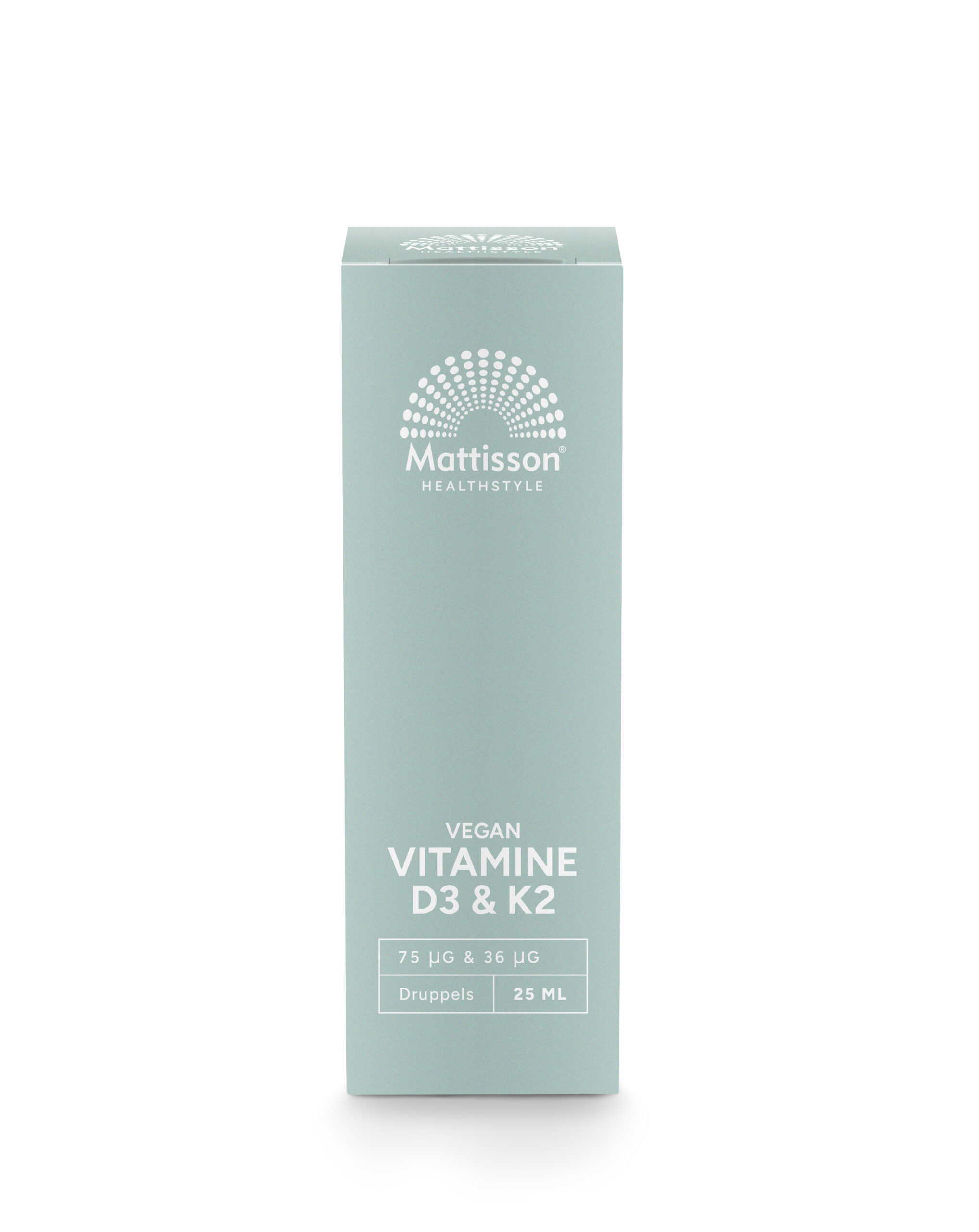 Mattisson Vitamine D3/K2 75Mcg/36Mcg Veg An Druppels (25 ml)