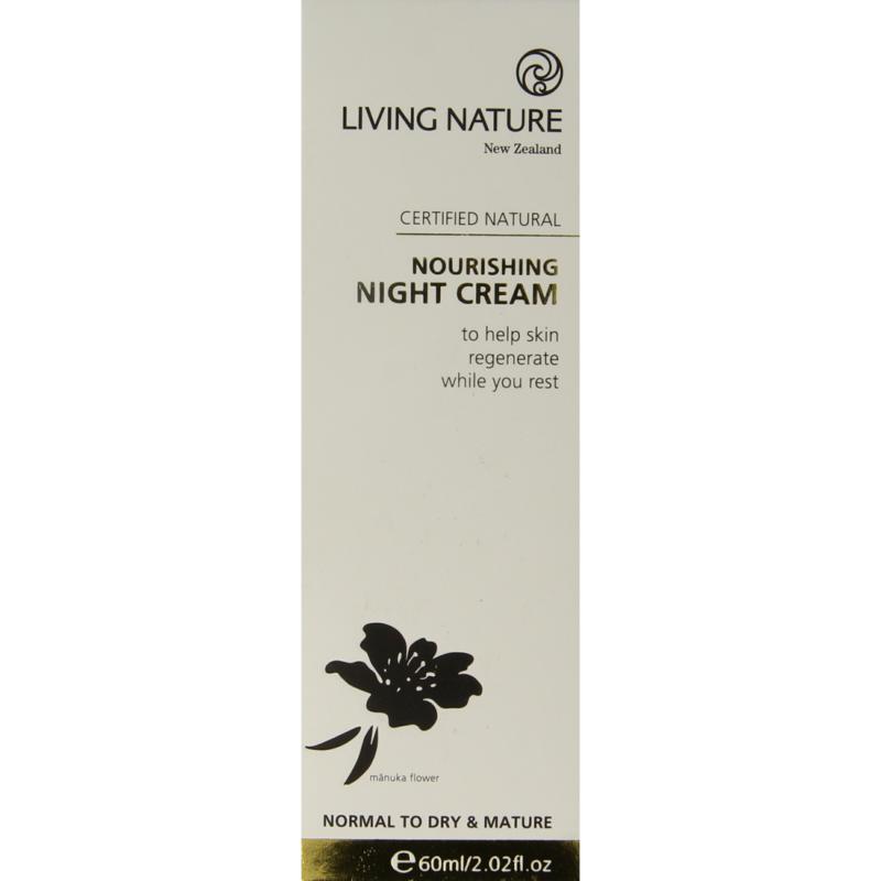 Living Nature Nachtcreme voedend (60 ml)