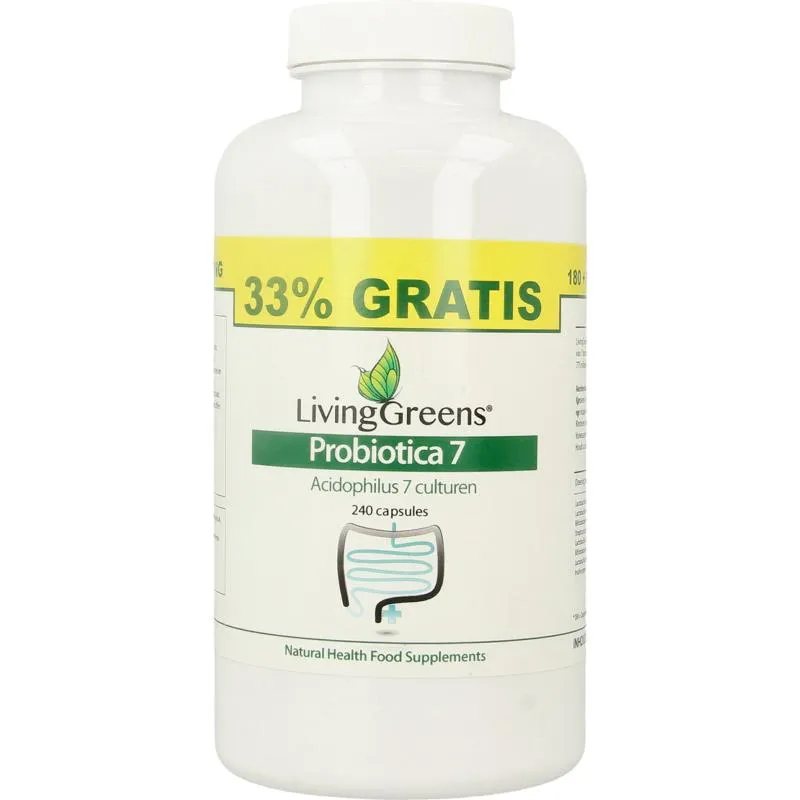Livinggreens Probiotica 7 Voordeel Verpakki Ng (240 capsules)