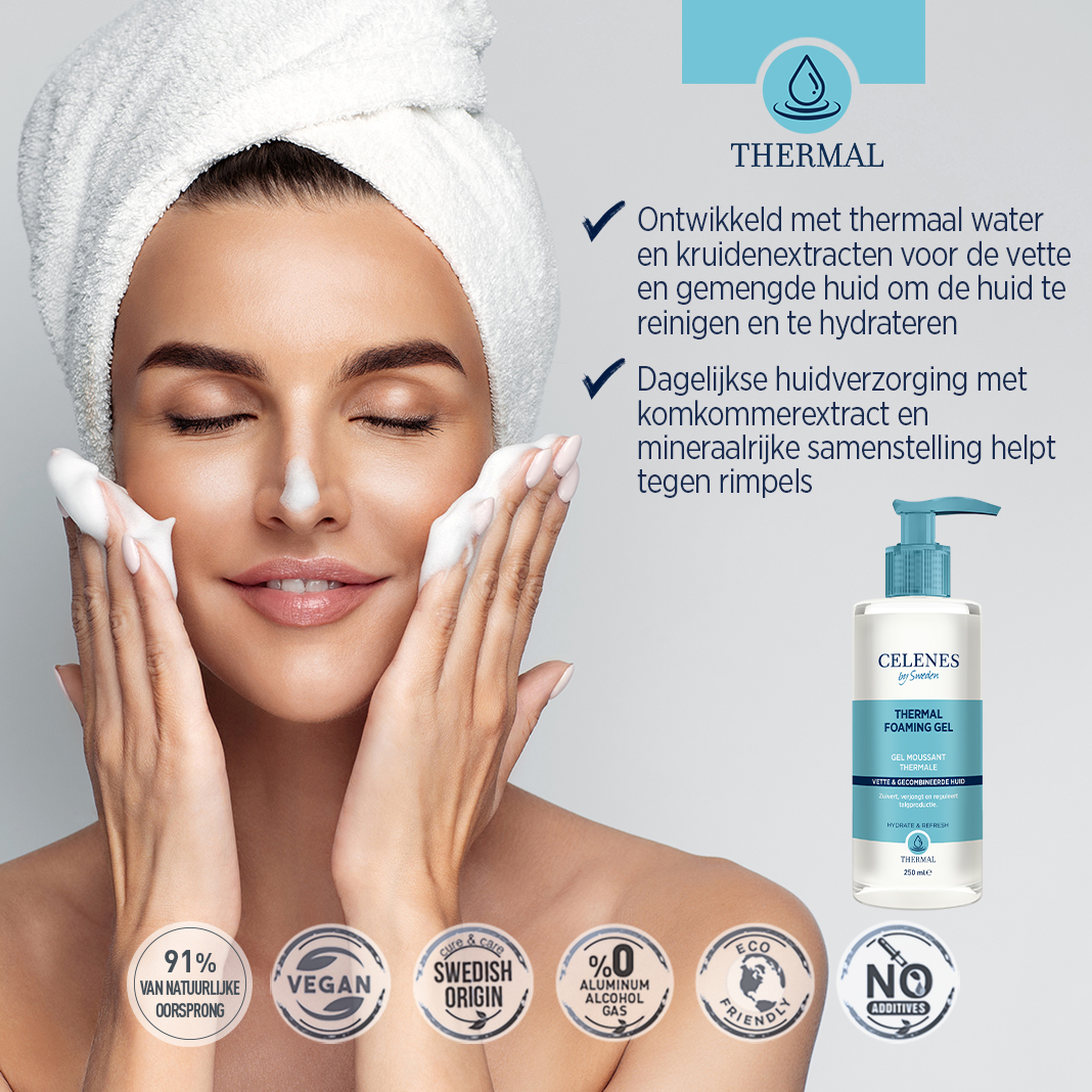 Celenes Thermal foaming gel oily skin (250 ml)