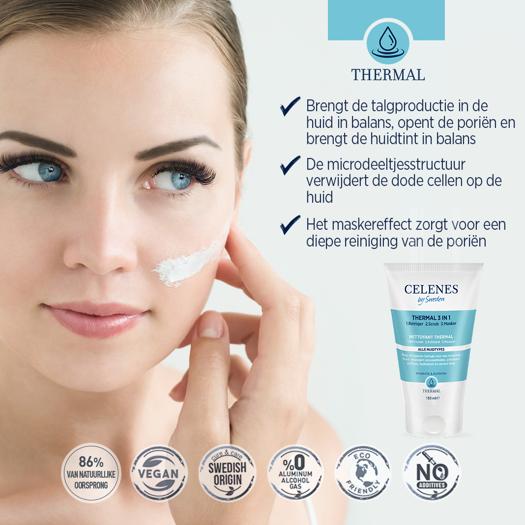 Celenes Thermal 3 in 1 peeling mask (150 ml)