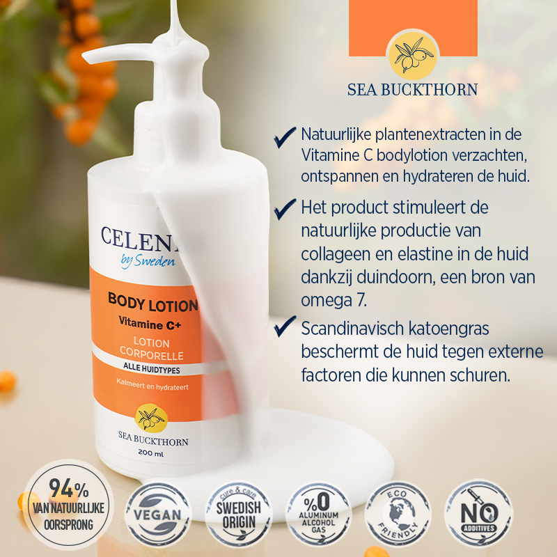 Celenes Sea buckthorn body lotion (200 ml)
