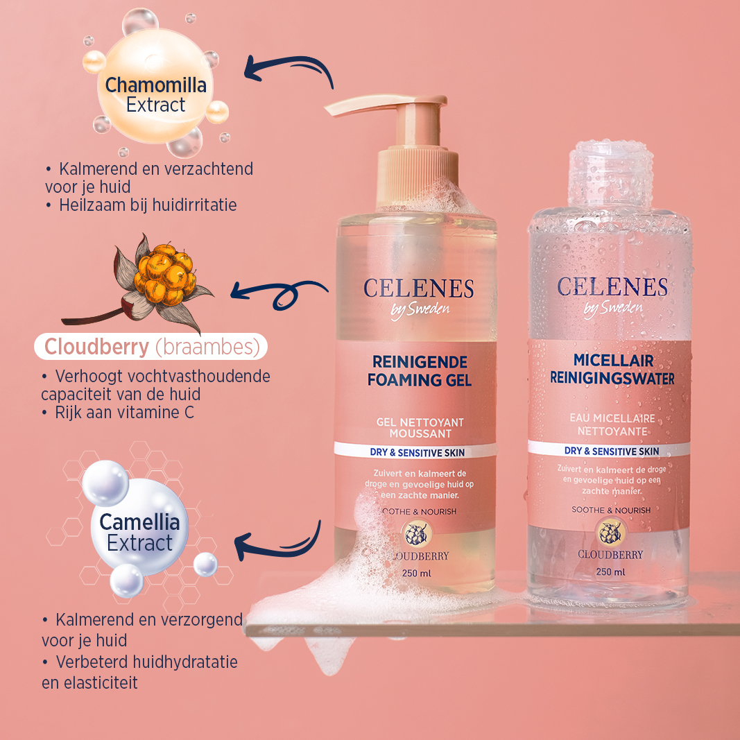 Celenes Cloudberry cleansing foaming gel (250 ml) - image 3