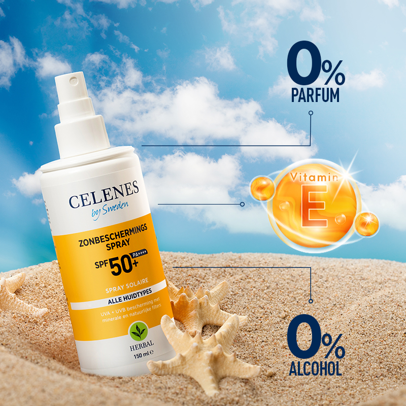 Celenes Herbal sunscreen spray all skintypes SPF50 (150 ml) - image 2