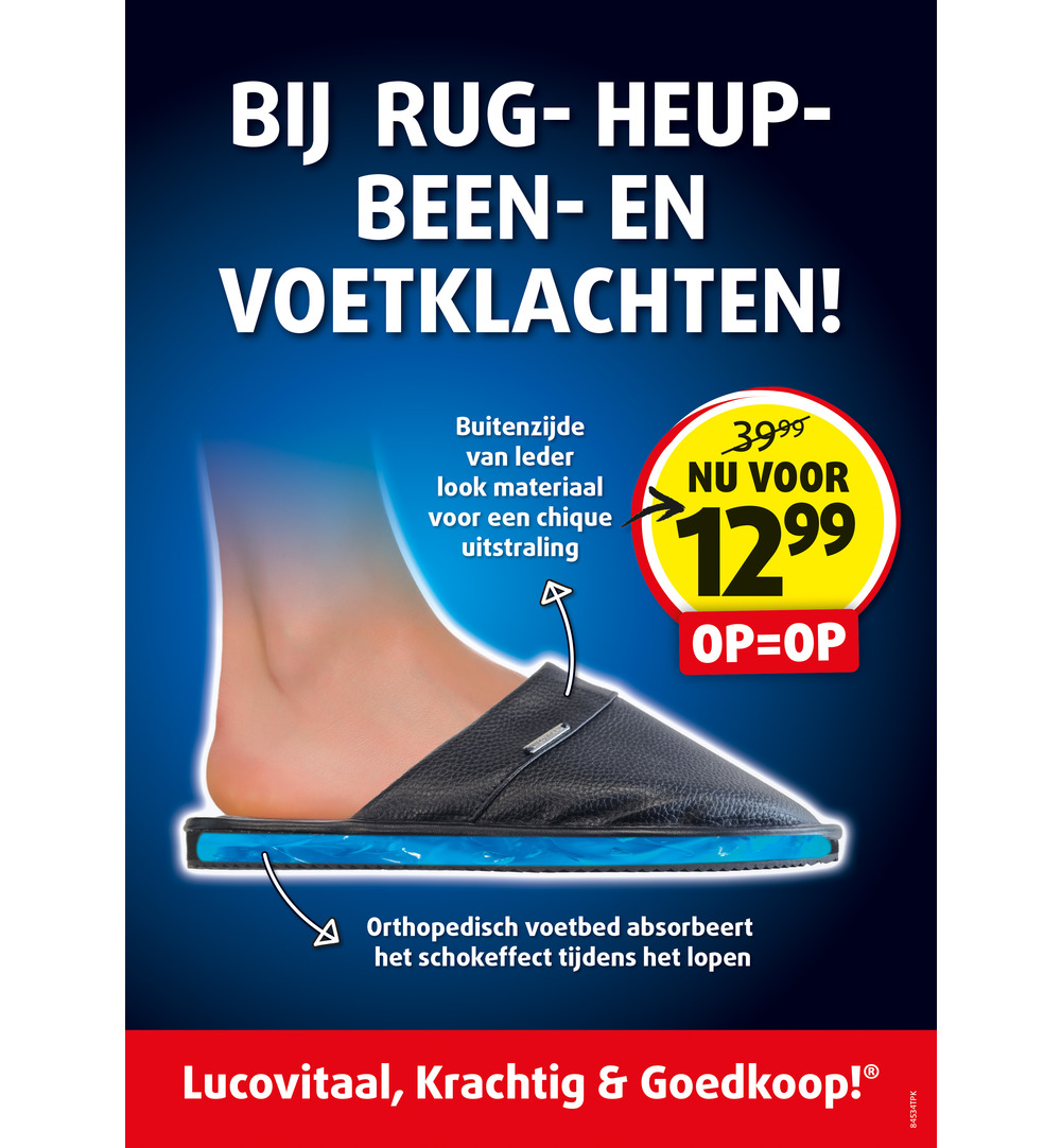 Lucovitaal Orth. Zweedse Muiltjes 45 (1 paar)