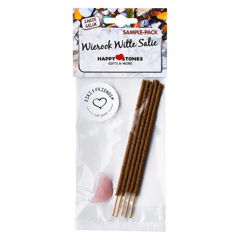 Jiri & Friends Zakje Geluk Wierook Witte Sali E Mini (1 stuk)