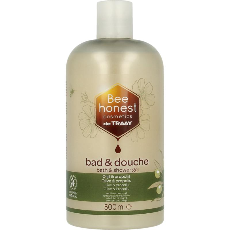 Traay Beenatural Bad / douche olijf / propolis (500 ml)